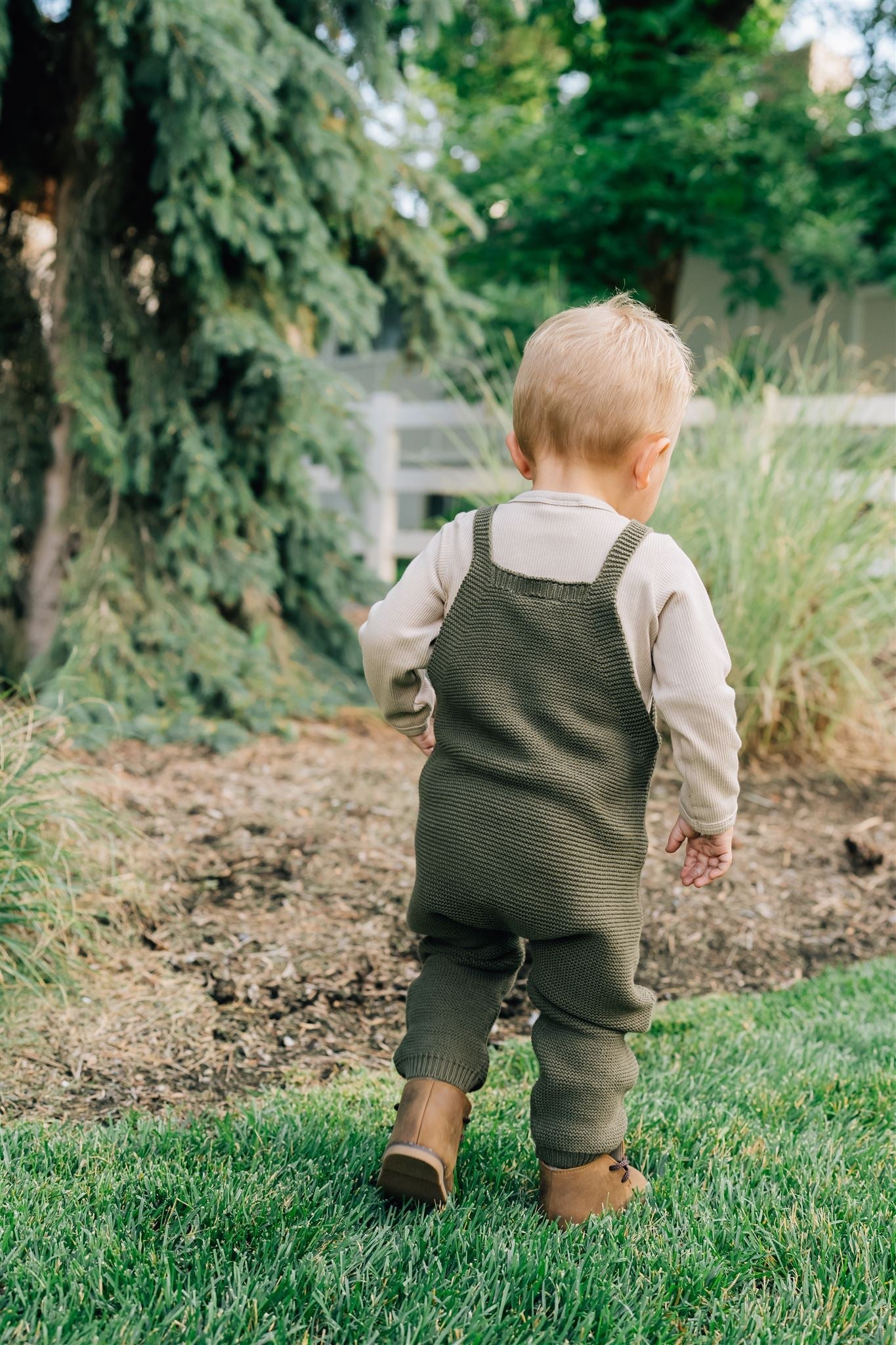 The Maxx Olive Knit Overalls